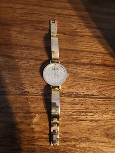 Coach signature C logo gold stainless steel water resistant watch - Picture 1 of 7