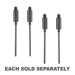 Superb Build Quality Concord Fibre Optic TOSLINK Audio Cable Gold Plated Tips - Picture 1 of 5