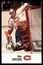 1988-89 Esso NHL All-Star Collection Ken Dryden Montreal Canadiens #NNO
