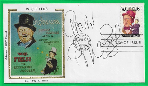 Gavin MacLeod Actor Mary Tyler Moore Show Signed WC Fields First Day Cover 1980 Cover