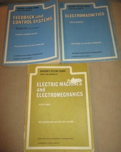 Schaum's Outline Series - Feedback Control Systems, Electromagnetics, Machines - Foto 1 di 13
