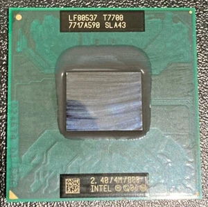 Intel Core 2 Duo T7700 2,4 GHz Dual-Core-Prozessor (LE80537GG0564M) - Bild 1 von 1