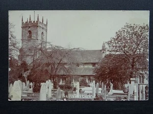 Postal de Cheshire PRESTBURY Iglesia de San Pedro c1910 RP - Imagen 1 de 2
