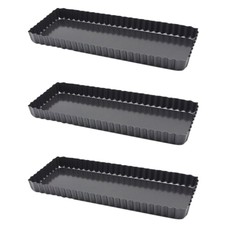 3 pezzi antiaderente arrotondata torta torta forma padella cottura fondo rimovibile Quic