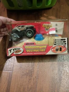 2003 Monster Jam TYCO RC Mini Truck RC Maximum Destruction (Box Has Crease) - Picture 1 of 12
