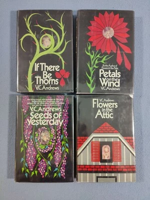 LOT OF 1-4 BOOK CLUB EDITION DOLLANGANGER BOOKS BY V.C. ANDREWS HARDCOVER HC DJ - Image 1 of 4