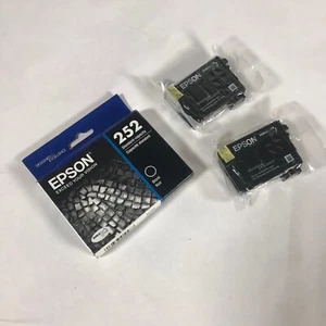NEW Genuine Epson DuraBrite Ultra Ink 252 Black Yellow Cyan Ink Cartridge [EQ11] - Picture 1 of 7