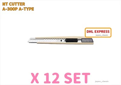 NT CUTTER A-300P CUTTERMESSER A-TYPE KLINGE JAPAN X 12 SET - Bild 1 von 4