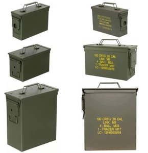 BW Munitionskiste US Ammo Box Metallkiste Metallbox Transportbox Metall Stahl - Bild 1 von 27