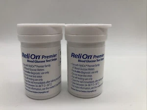 ReliOn Premier Blutzuckerteststreifen 100ct - EXP: 03/2026 (ohne Karton) - Bild 1 von 2