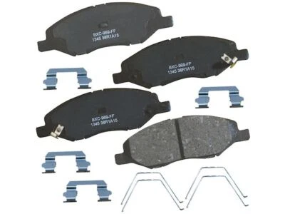 Juego de pastillas de freno delanteras Bendix 61342DSMP 2009 2010 para Nissan Versa 2008-2011 Foto 1 de 2