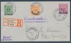 DP Türkei Krone + Adler Umschlag Einschreiben 1901 Smyrna geprüft (S24504)