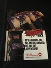 Williams Smash T.V. Pinball Machine Flyer, 1990 NOS