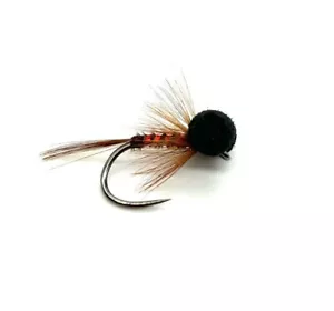 6 x Red Nemo Cruncher Booby - Trout Fishing Flies - Picture 1 of 2