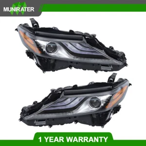 Fit For Toyota Camry XSE 2021 2022 Headlamps Headlights Driver + Passenger Pair - Bild 1 von 14