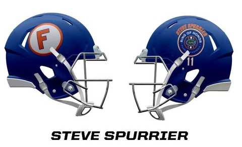 Florida Gators Steve Spurrier Ring of Honor SPEED Mini Football Helmet Cover