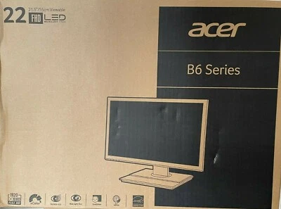 Acer - B226HQL - 21.5" Full HD LED LCD Monitor - 16:9 - Dark Gray - Image 1 of 2