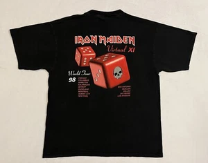 Camiseta De Colección Ultra Rara 1998 Iron Maiden Virtual XI World Tour Nueva York XL - Imagen 1 de 15
