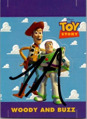 TIM ALLEN SIGNED AUTOGRAPH SKYBOX DISNEY TOY STORY PUZZLE CARD BUZZ - Image 1 of 2