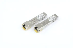 Lot De 2 Véritable CISCO Glc-T 30-1410-03 SFP Gbic 1000BASE-SX Transceiver' - Photo 1/4