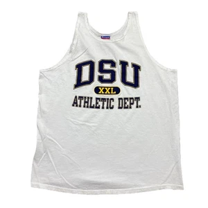 Champion Tank Top Herren XL Y2K DSU Athletic Dept Graphic White - Bild 1 von 12