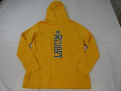 New #30 Stephen Curry Golden State Warriors Womens Size L Large Yellow Hoodie - Image 1 of 4
