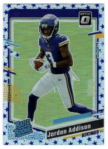 Panini Donruss Optic 2023 - Clasificado novato Jordan Addison #271 estrellas Prizm (RC) - Imagen 1 de 2