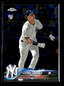 2018 Topps Chrome Update #HMT9 Gleyber Torres RC New York Yankees - Picture 1 of 2