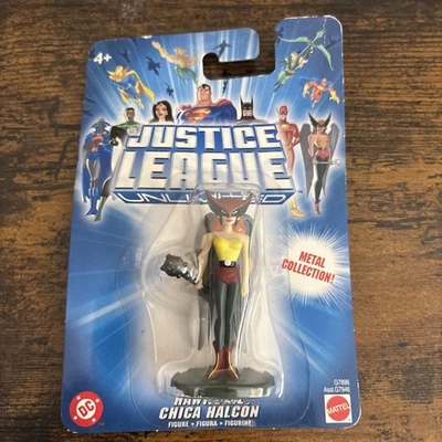 Hawkgirl Justice League Unlimited Metal Collection DC Figure Mattel 3 Inch 4+ - Image 1 of 4