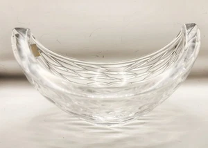 Mikasa Damocles 13 Inch Oval Lead Crystal Centerpiece Bowl Vintage Slovenia - Picture 1 of 8