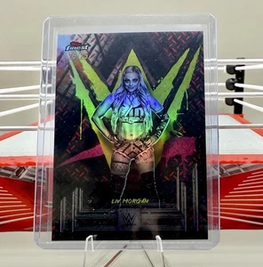 2025 Topps Finest WWE LIV MORGAN Red & Black Vapor Refractor 25/25 Omega Bookend - Picture 1 of 3
