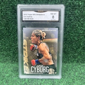 Cris Cyborg Justino 2012 Topps UFC Knockout Gold /188 Strikeforce UFC #53 GMA 8 - Picture 1 of 4