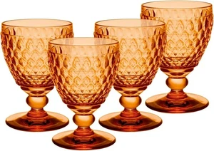 Juego de 4 copas de vino blanco albaricoque Villeroy & Boch Boston 230 ml cristal de colores - Imagen 1 de 1