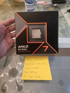 AMD Ryzen 7 9700X 5.5 GHz AM5 Socket CPU Processor - New Unopened - Picture 1 of 2