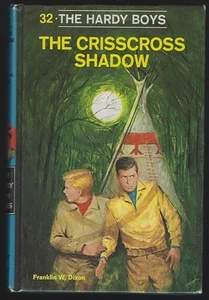 Crisscross Shadow Franklin Dixon Hardy Boys Series #32 1969 Matte Blue Cover - Picture 1 of 1