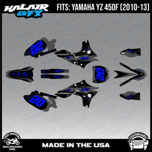 Graphics Kit for Yamaha YZ450F (2010-2013) YZ 450F Spear - Blue Shift - Picture 1 of 4