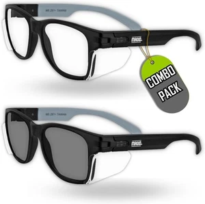 MAGID Gemstone Y50 Performance 2 Pairs, Combo Lens | Clear & Gray - Picture 1 of 5