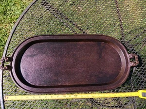 Marcas antiguas de puerta de plancha ovaladas con patas de hierro fundido - Imagen 1 de 6