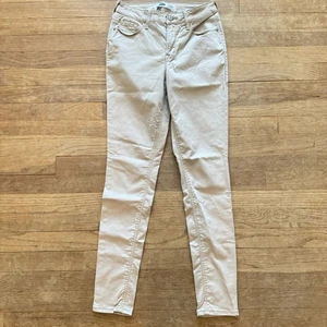 Old Navy Rockstar Super Skinny hellbraun creme High Rise Jeggings Hose Gr. 2 B20 - Bild 1 von 5