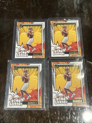 Jayden Daniels - 2024 Donruss Bomb Squad (RC) LOT OF 4!!! - Image 1 of 2