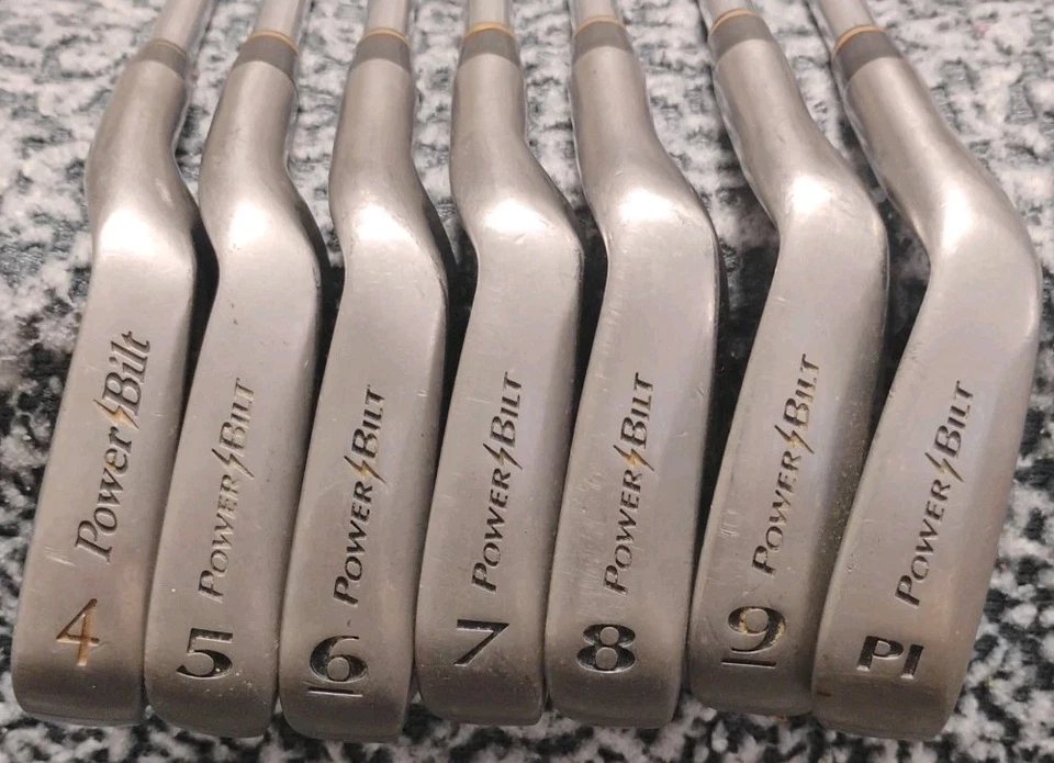 PowerBilt Grand Slam Oversize Irons Set (4, 5-PI) RH Steel Reg Flex - Image 1 of 4