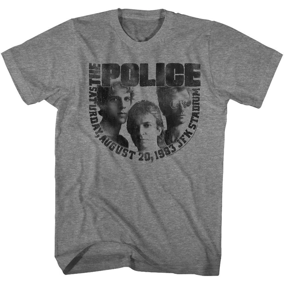 The Police - August 20 1983 - Short Sleeve - Heather - Adult - T-Shirt - Image 1 of 1