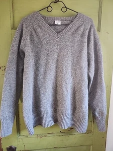 Suéter de lana de cordero maternidad para mujer XL gris - Imagen 1 de 12