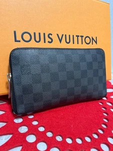 Louis Vuitton Damier Graphite Zippy Organizer Wallet N63077 JAPAN 100 - Picture 1 of 22