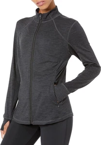 Giacca Con Zip a Tutta Lunghezza Elasticizzata Tecnica Spazzolata - Colori Fuori - Foto 1 di 12