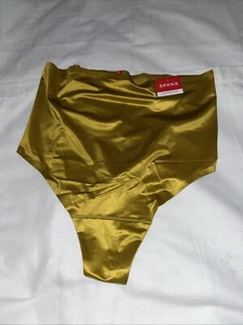 NWT SPANX SHAPING SATIN SEAMLESS THONG UNDER WEAR DIJON Plus size 3X - Picture 1 of 6
