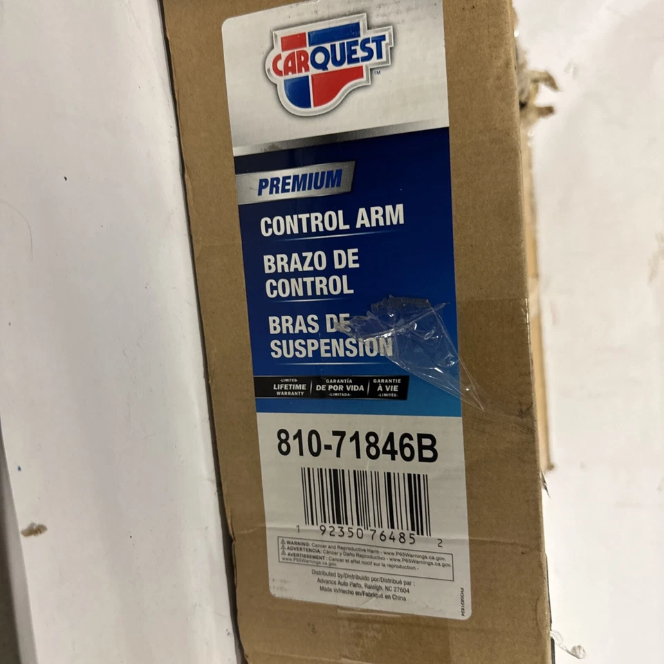Brazo de control de suspensión CARQUEST 810-71846B para Nissan Sentra 00-06 Foto 1 de 4