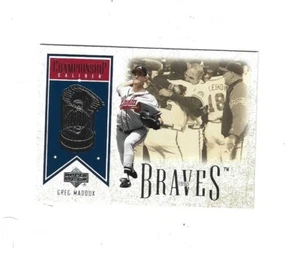 2002 Upper Deck Championship Caliber #CC6 Greg Maddux ATLANTA BRAVES - Picture 1 of 1