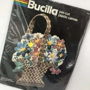 Bucilla Kunststoff Leinwand Kit NEU VERSIEGELT Blumenmuster Türstopper oder Posthalter 5926 - Bild 1 von 7