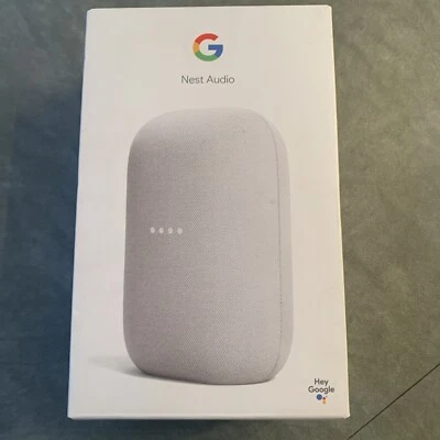 Google Nest Audio Smart Speaker - Chalk - Image 1 of 4